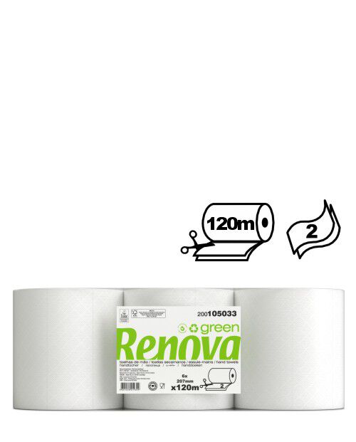 Rouleau Renovagreen D&eacute;coupe Automatique 2F 6x120m